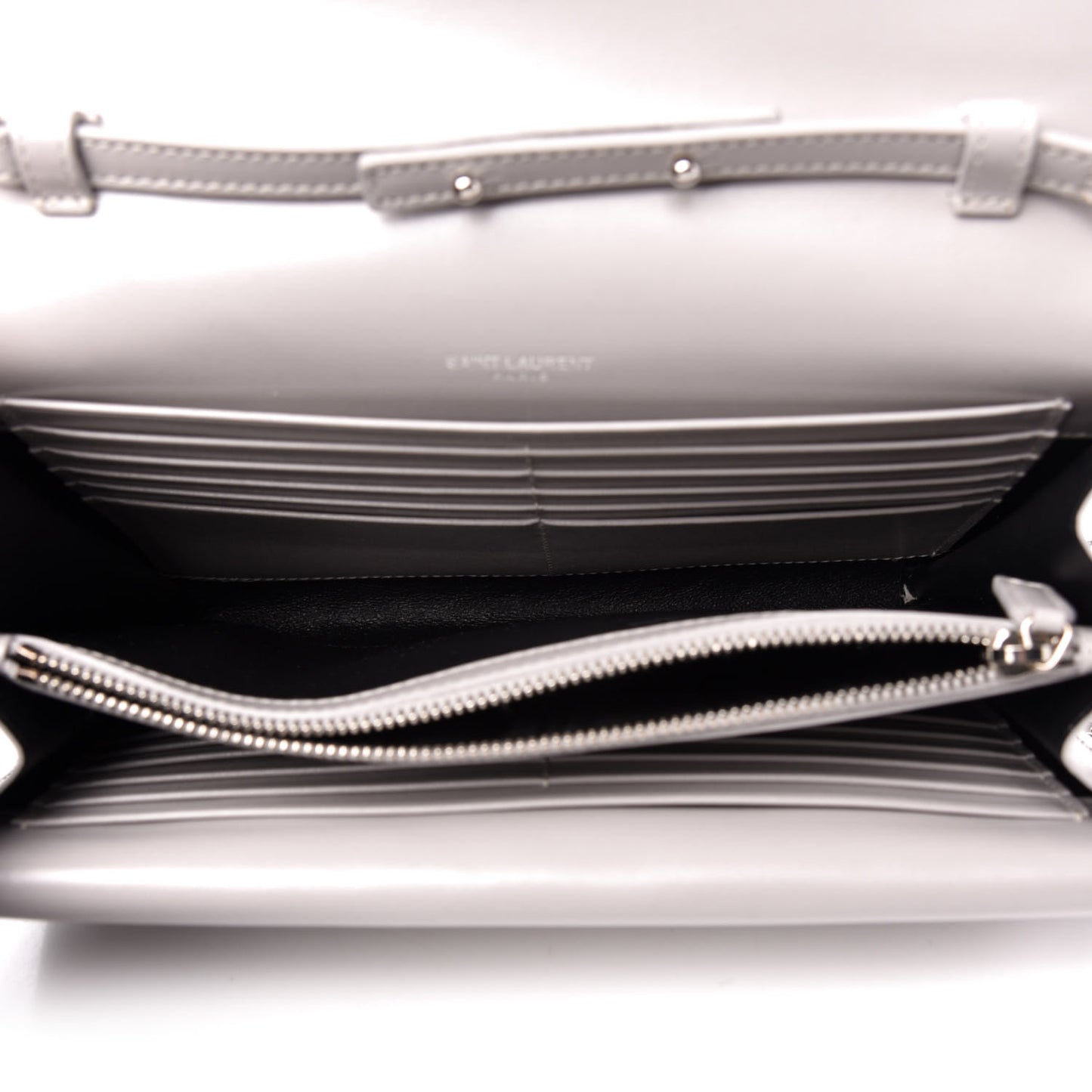 Smooth Calfskin Sulpice Monogram Chain Wallet Light Natural