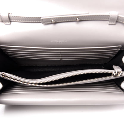Saint Laurent Smooth Calfskin Sulpice Monogram Chain Wallet Light Natural 5 of 10