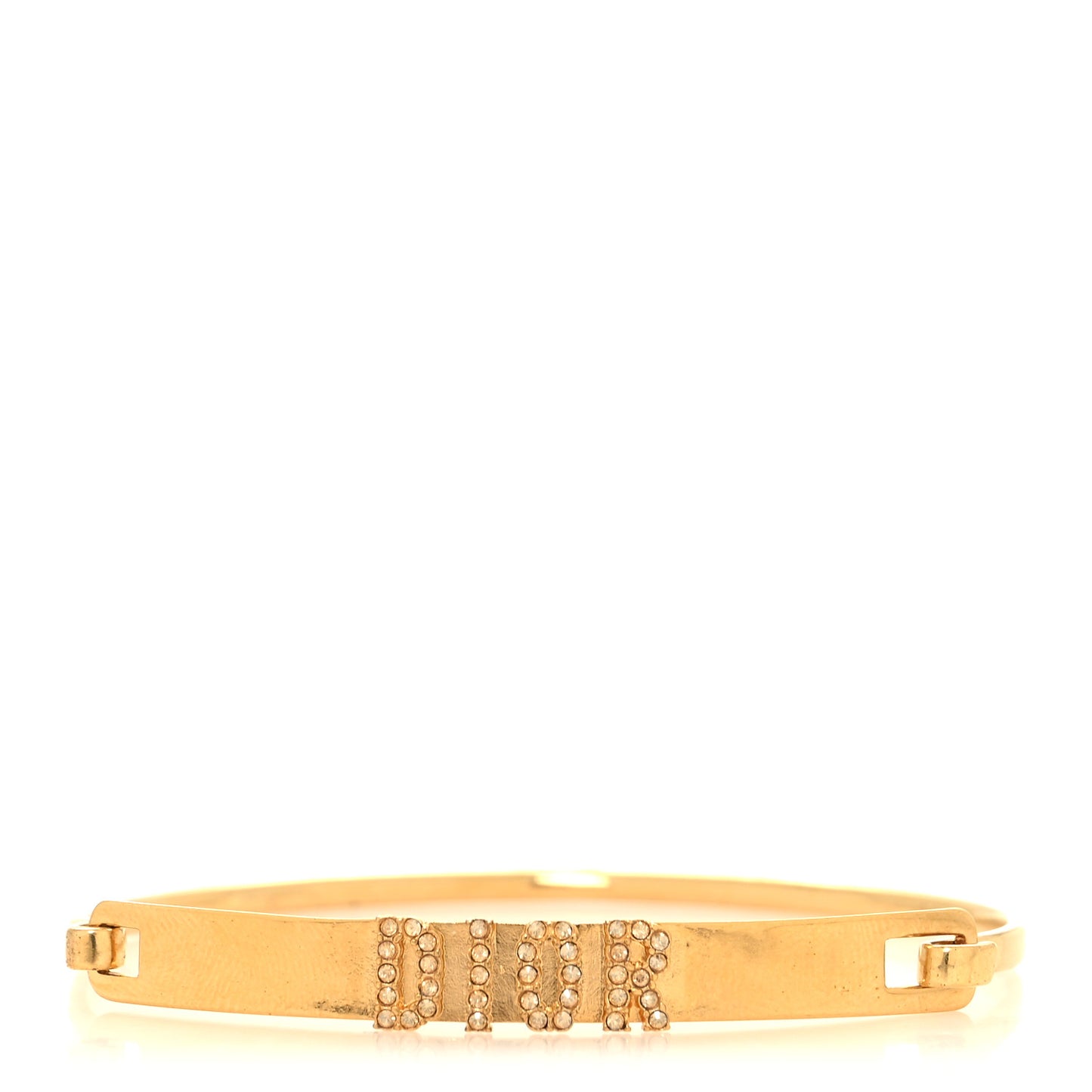 Metal Crystal Dio(r)evolution Bracelet Gold