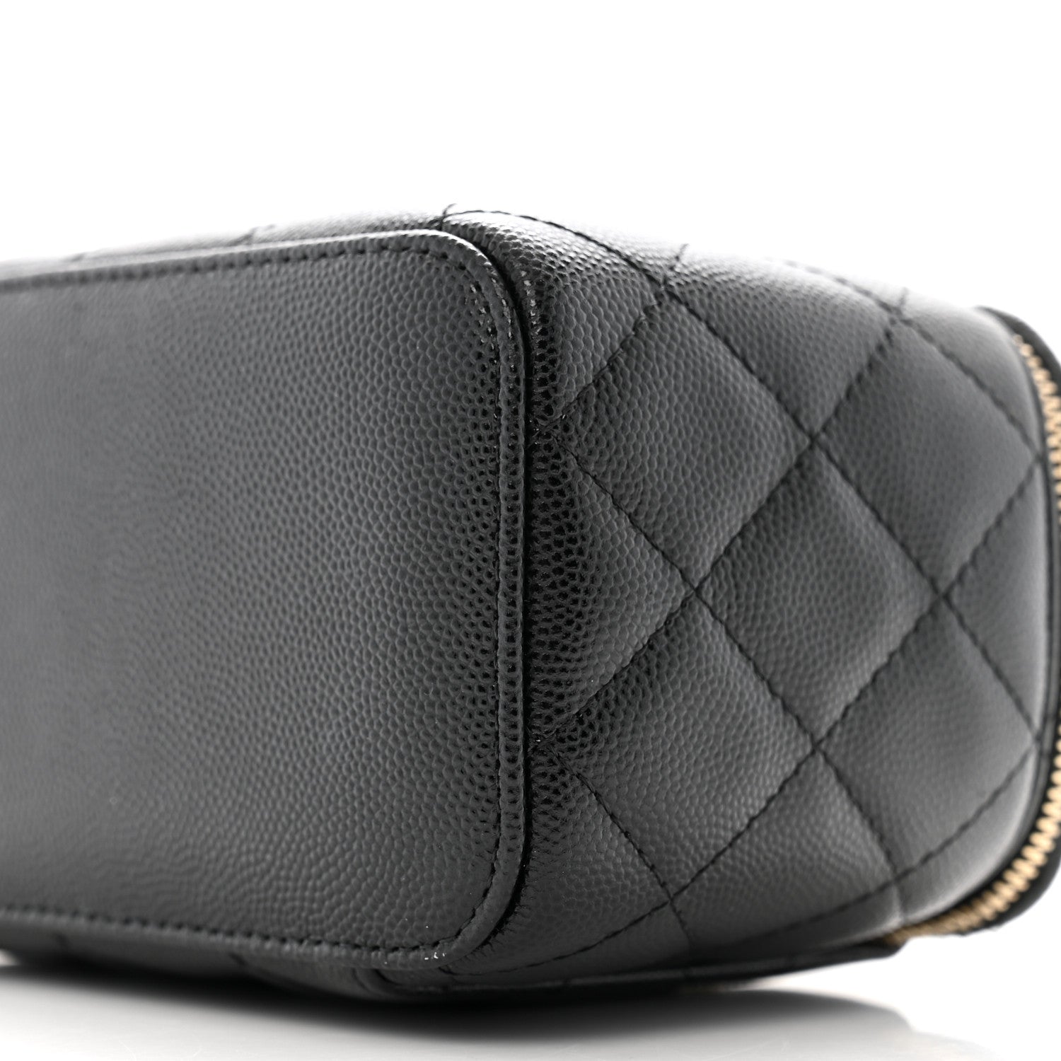 Chanel Caviar Quilted Small Vanity Case With Chain Black 10 of 11