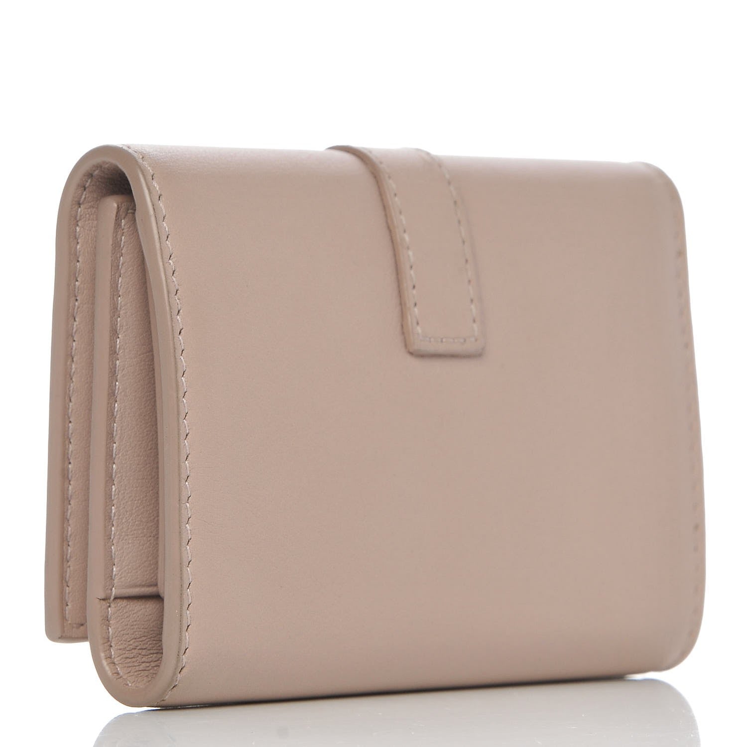 Saint Laurent Smooth Calfskin Monogram Key Case Nude 3 of 9