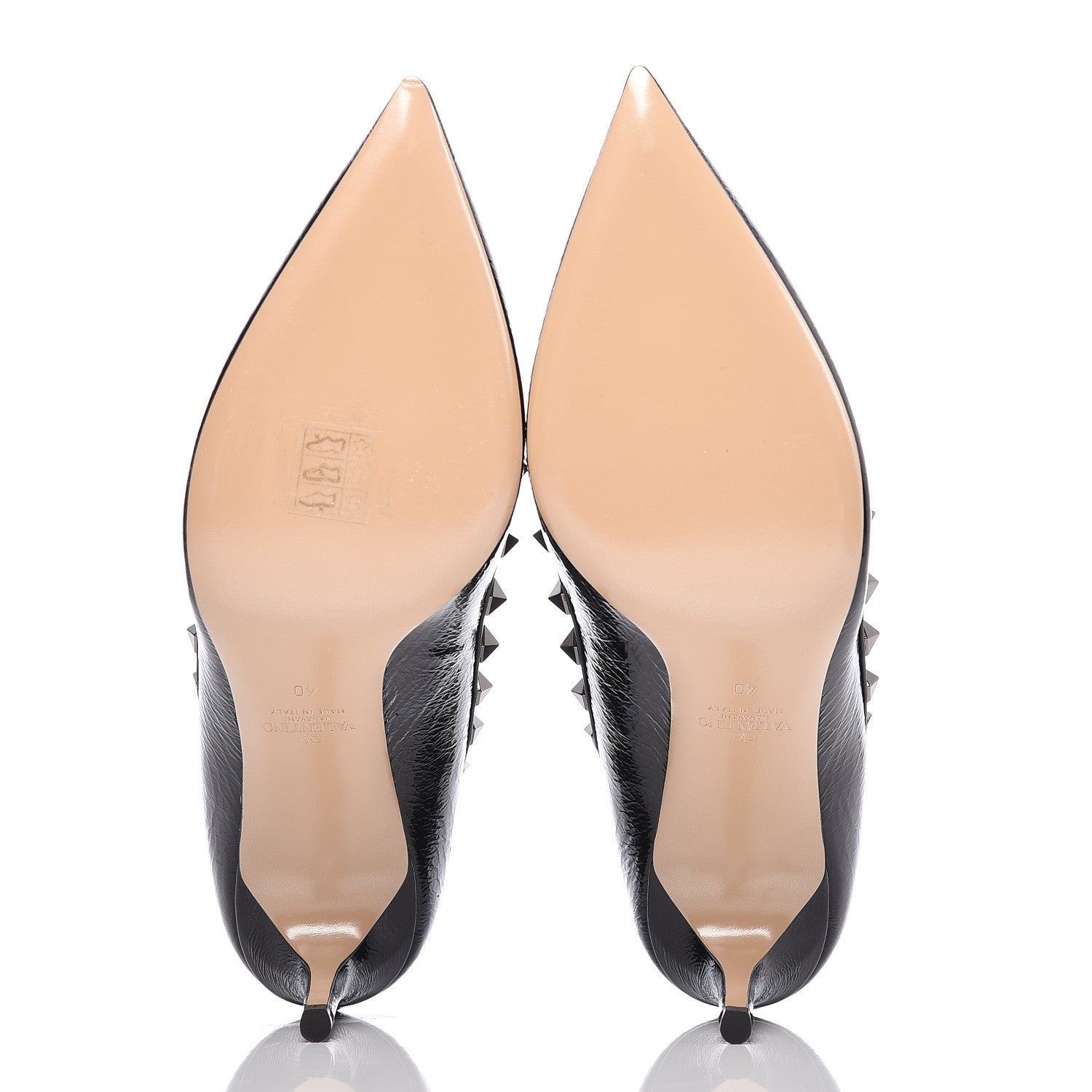 Valentino Garavani Patent Rockstud 85mm Pumps 40 Black 5 of 10