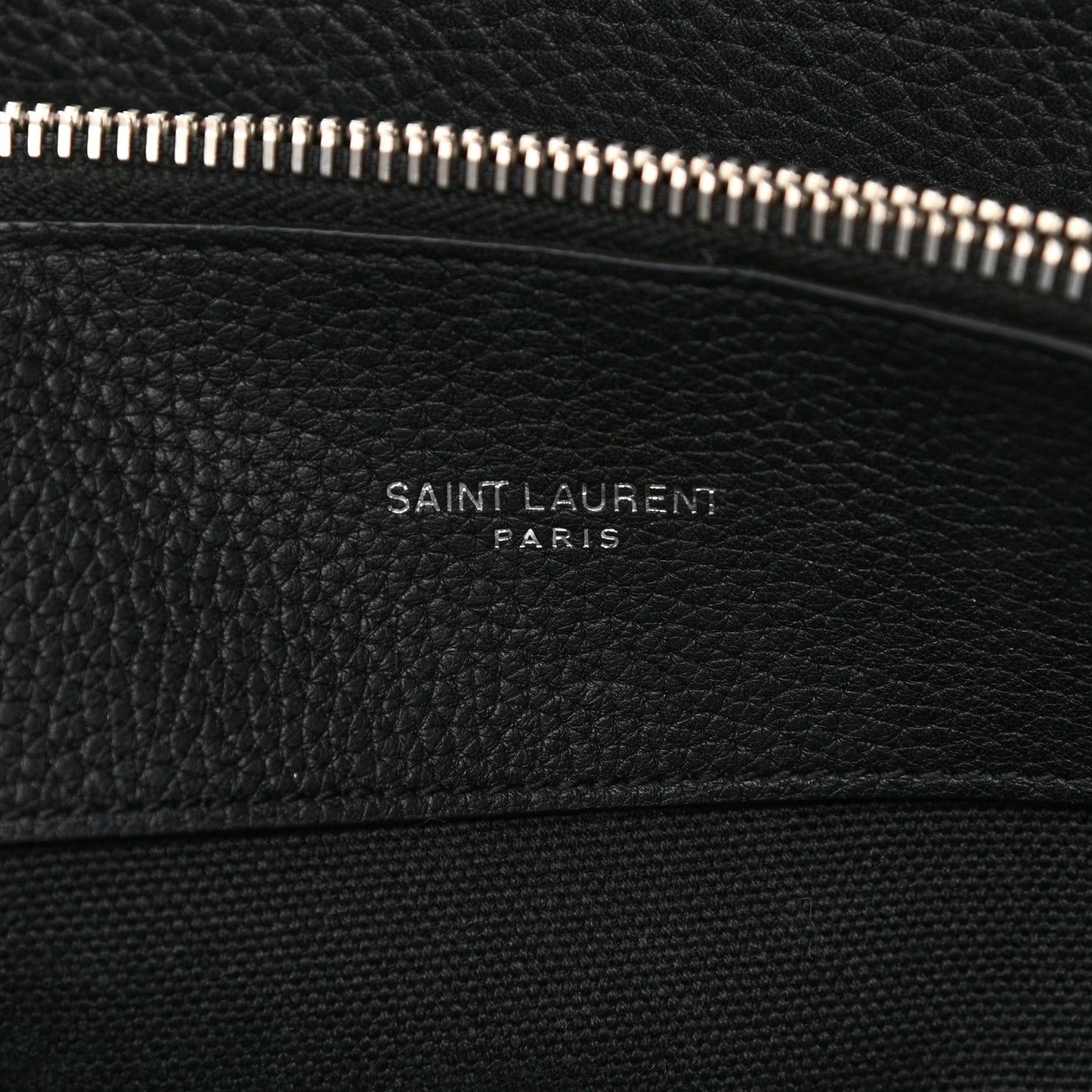 Grained Calfskin Medium Souple Sac De Jour Black