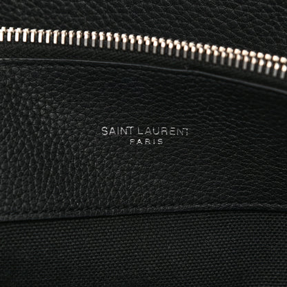 Saint Laurent Grained Calfskin Medium Souple Sac De Jour Black 11 of 29