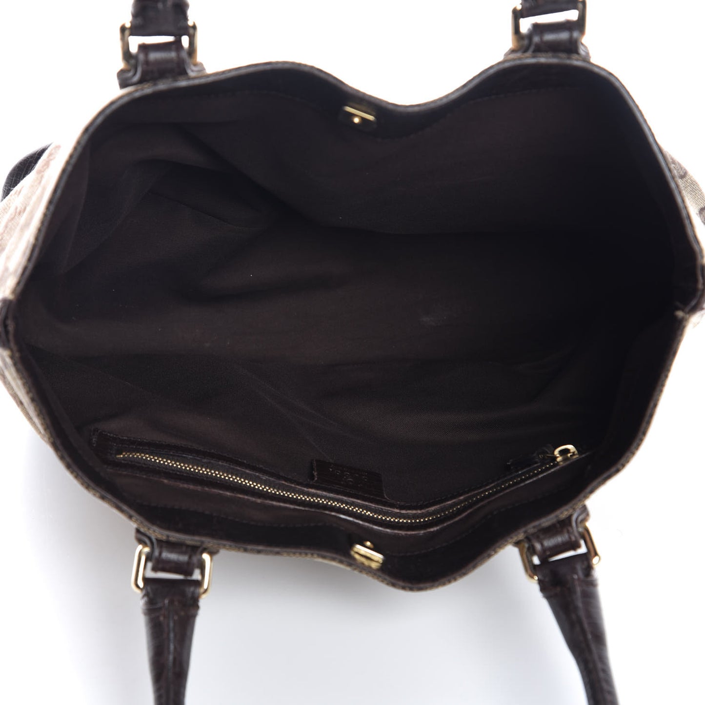 Monogram Medium Hasler Tote Dark Brown