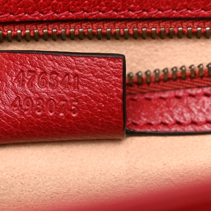 Gucci GG Supreme Monogram Small Queen Margaret Top Handle Bag Red 7 of 10