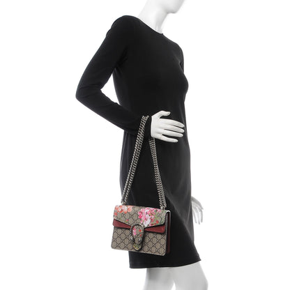 Gucci GG Supreme Monogram Blooms Mini Dionysus Shoulder Bag Beige Multicolor Dry Rose 3 of 8