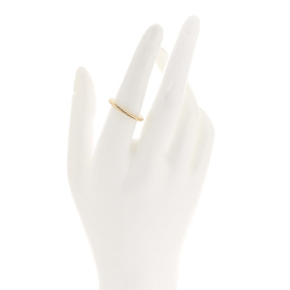 David Yurman 18K Yellow Gold 2mm Cable Classics Band Ring 54 6.75 2 of 5