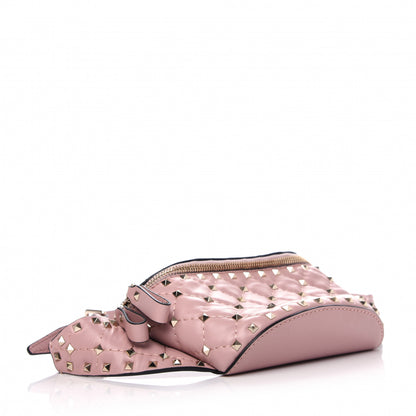 Valentino Garavani Lambskin Rockstud Spike Belt Bag 85 Water Rose 4 of 10