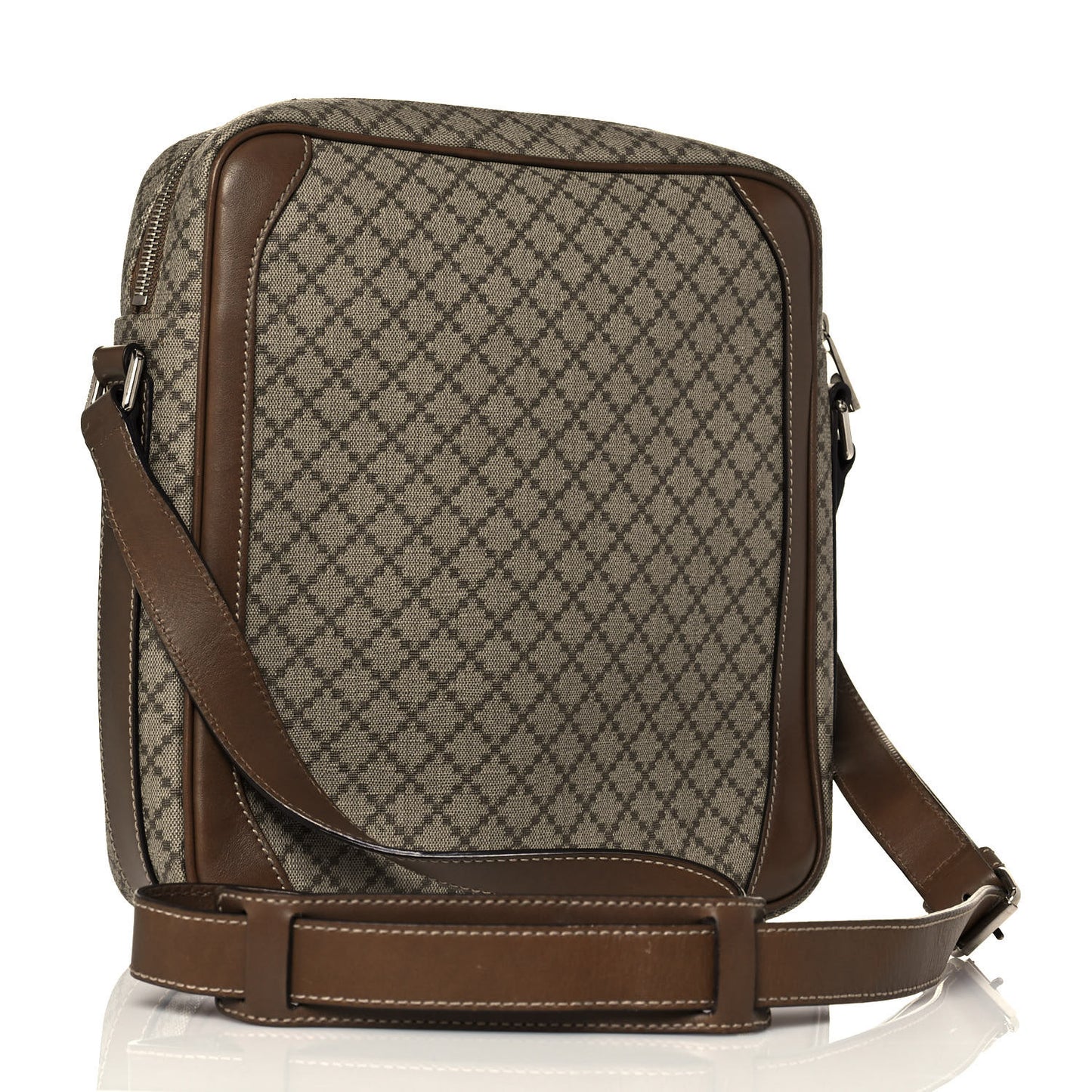 Diamante Shoulder Bag Marron Glace