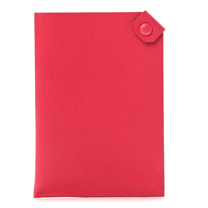 Hermes Chevre Chamkila Tarmac PM Passport Holder Rose Extreme 1 of 8