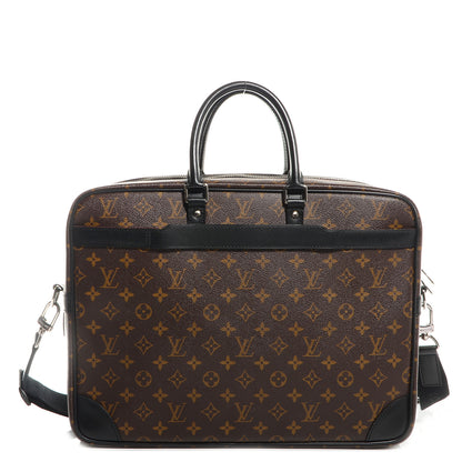 Louis Vuitton Monogram Macassar Porte-Documents Voyage GM 1 of 7