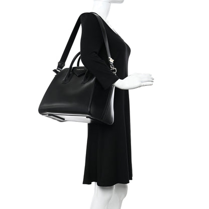 Givenchy Shiny Lord Calfskin Medium Antigona Black 2 of 9