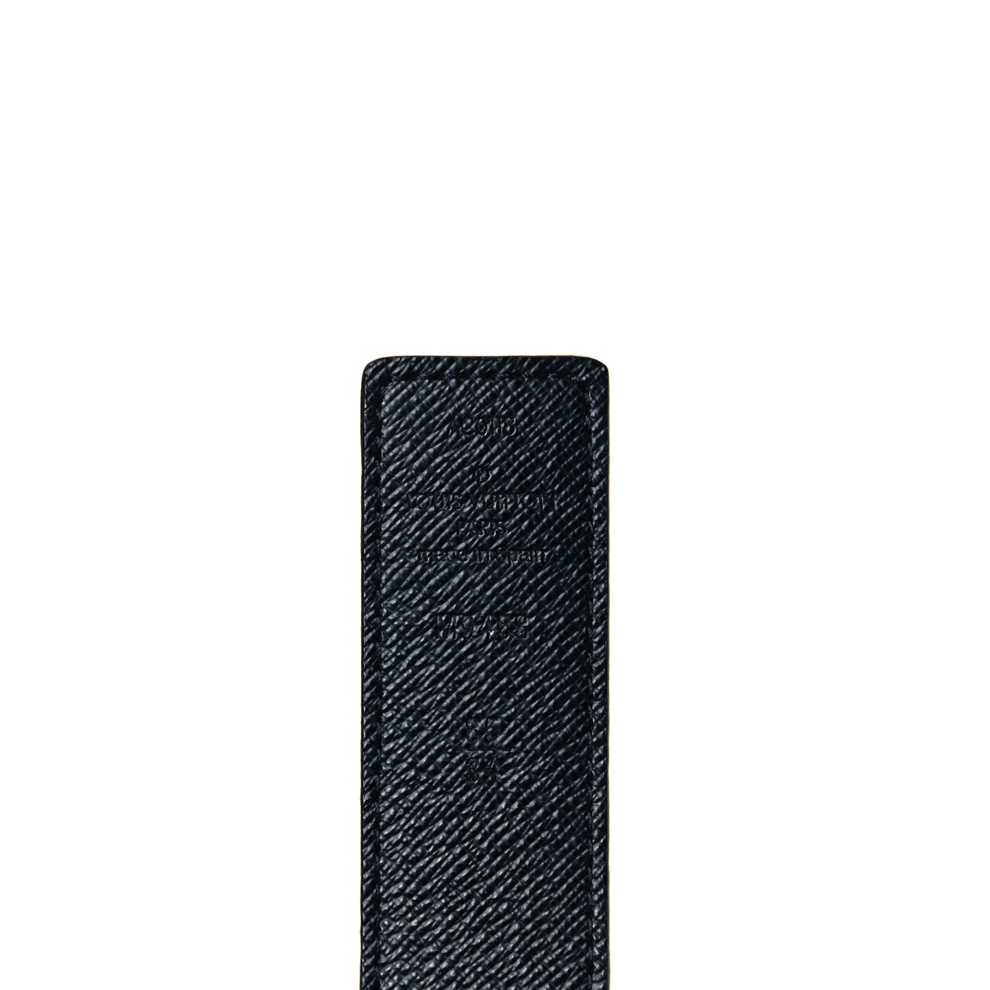 Calfskin Monogram 30mm LV Initiales Reversible Belt 85 34 Black