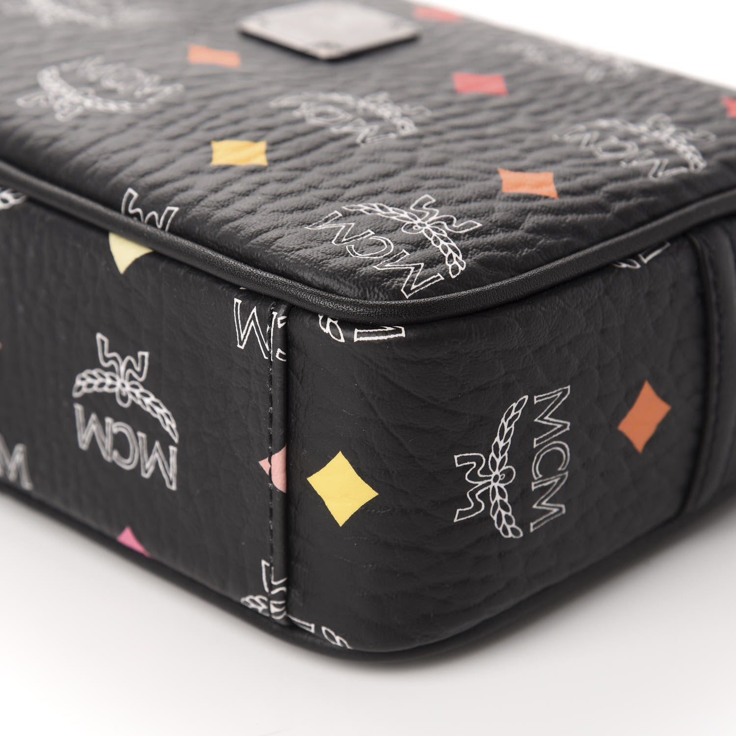 MCM Skyoptic Visetos Spectrum Diamond Camera Bag Black 7 of 9