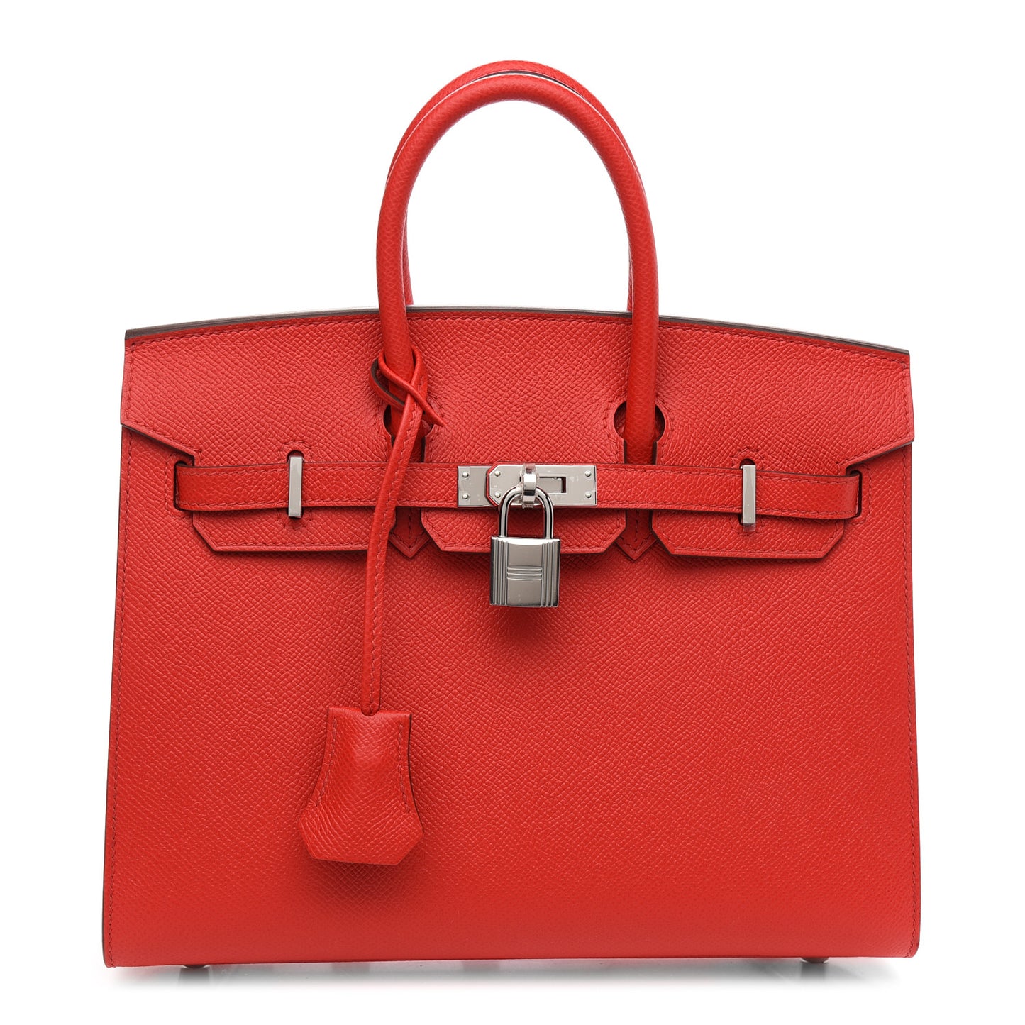 Epsom Birkin Sellier 25 Rouge De Coeur