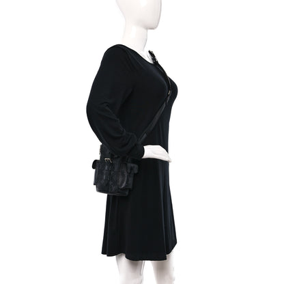 Louis Vuitton Monogram Eclipse Nano Christopher Backpack Black 2 of 8