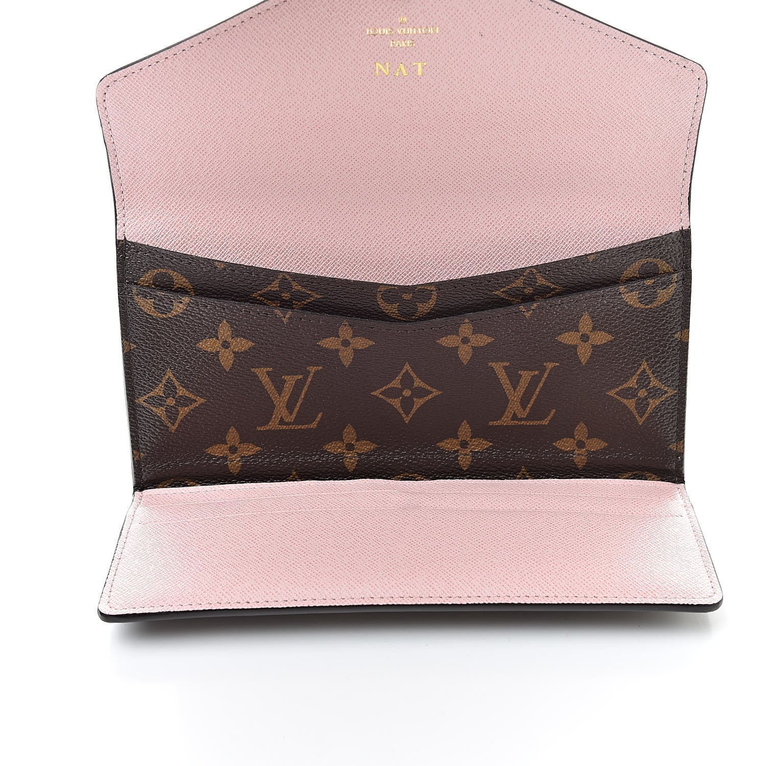 Louis Vuitton Monogram Josephine Wallet Rose Ballerine 5 of 10