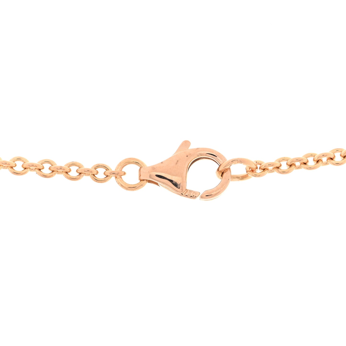 18K Pink Gold Interlocking LOVE Necklace