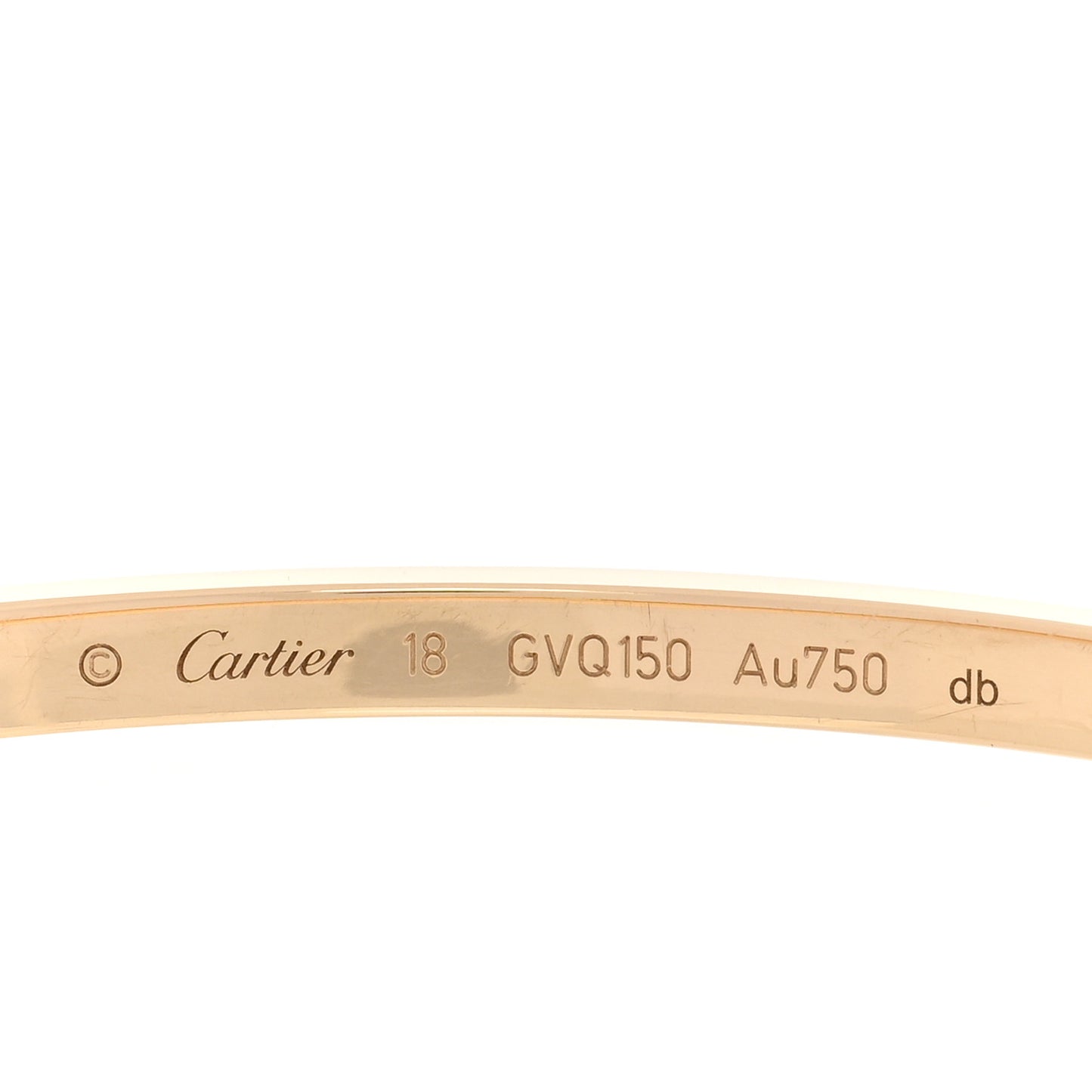 18K Yellow Gold Small LOVE Bracelet 18