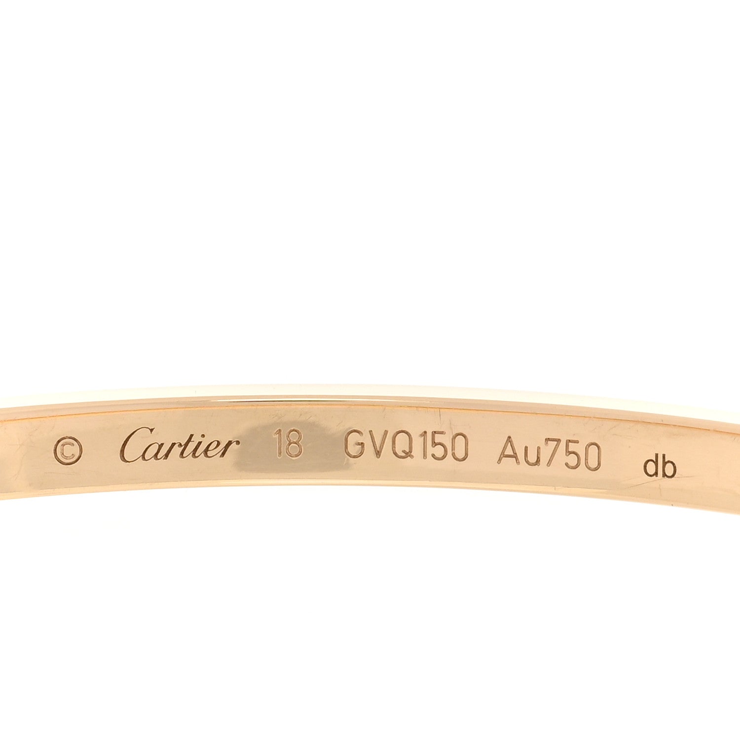 Cartier 18K Yellow Gold Small LOVE Bracelet 18 3 of 5