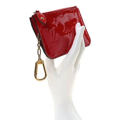 Louis Vuitton Vernis Key Pouch NM Cherry 2 of 10