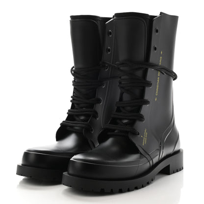 Christian Dior Rubber Diorcamp Low Boots 41 Black 3 of 11