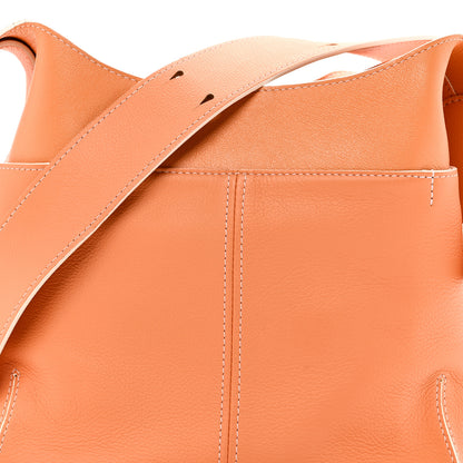 Delvaux Grained Calfskin Mini So Cool Satchel Abricot 7 of 9