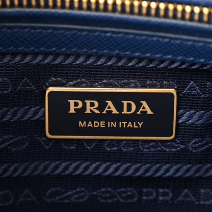 Prada Saffiano Lux Small Galleria Double Zip Tote Bluette 6 of 14