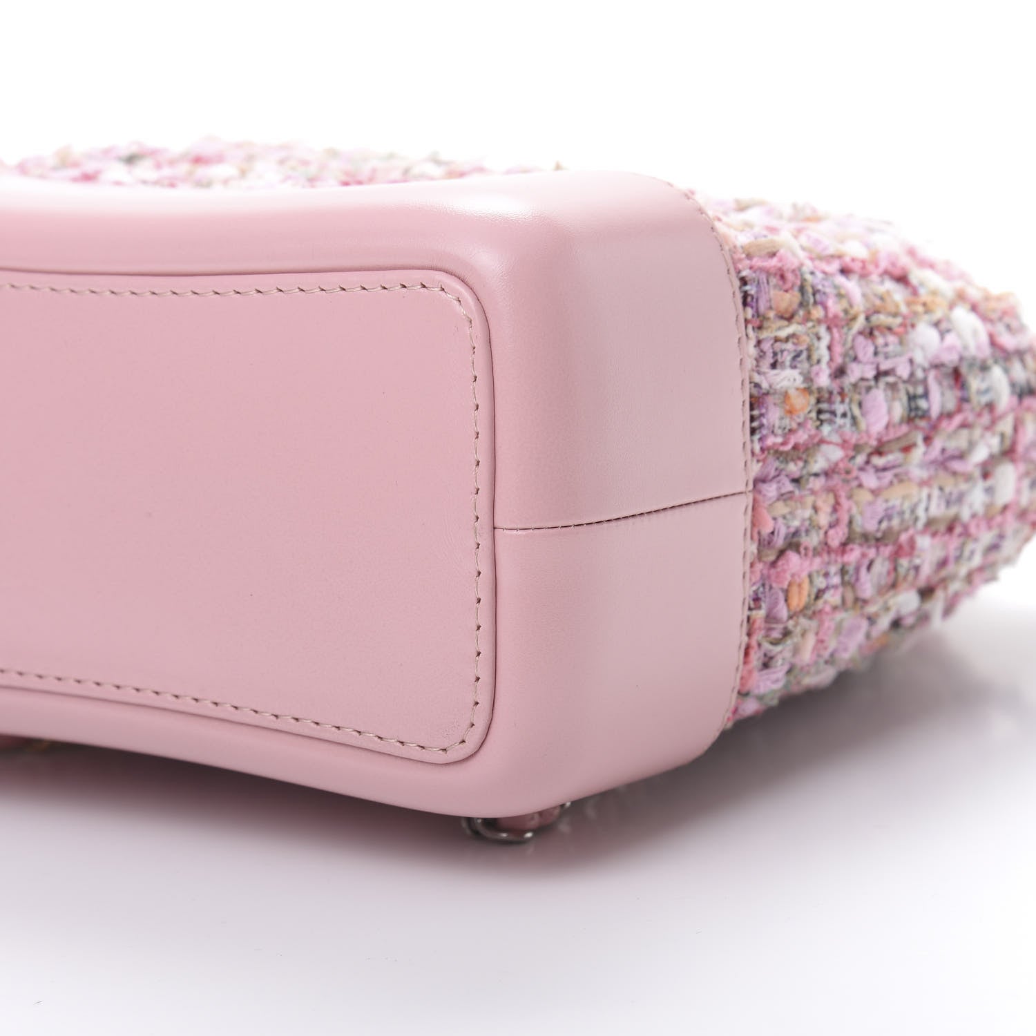 Chanel Tweed Calfskin Quilted Gabrielle Backpack Pink 9 of 11