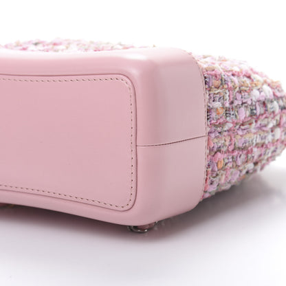 Chanel Tweed Calfskin Quilted Gabrielle Backpack Pink 9 of 11