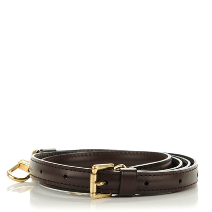 Louis Vuitton Calfskin 16mm Adjustable Shoulder Strap Brown 1 of 5