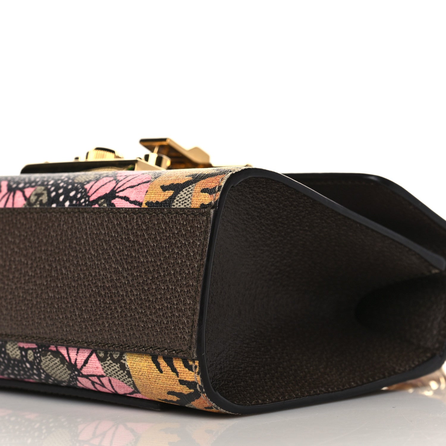 Gucci GG Supreme Monogram Bengal Small Padlock Shoulder Bag Beige Pink 8 of 8