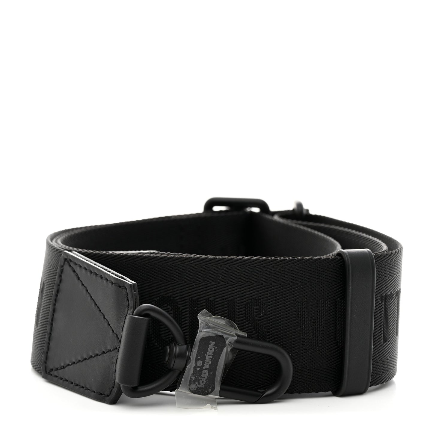 Jacquard Aerogram Shoulder Strap Black