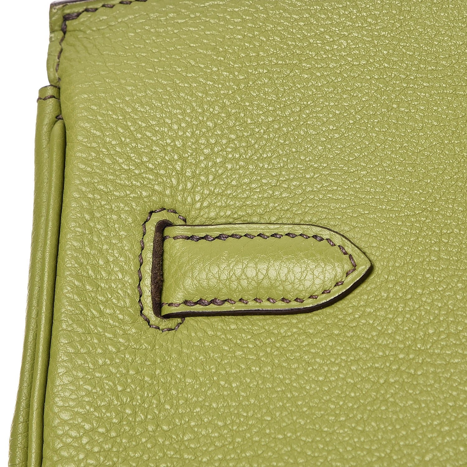 Hermes Taurillon Clemence Birkin 35 Vert Anis 32 of 41