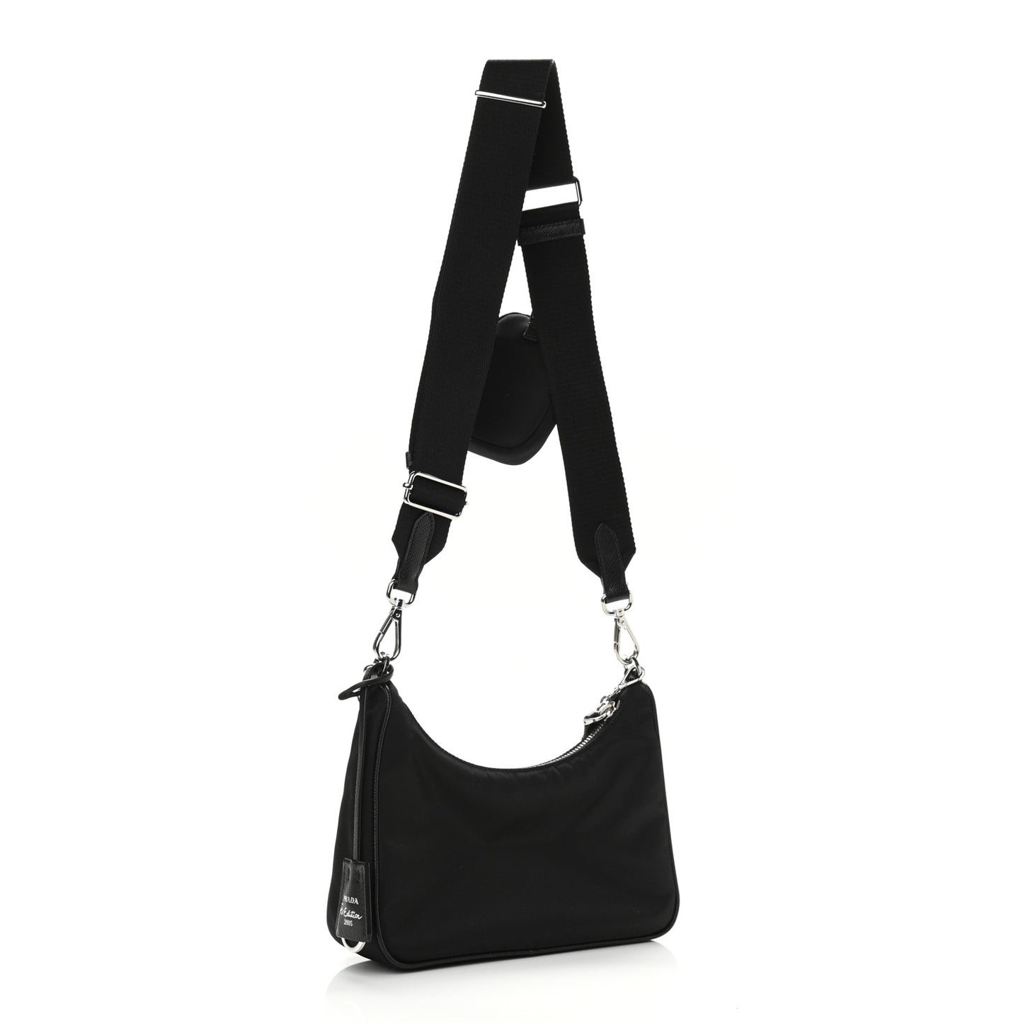Nylon Re-Edition 2005 Shoulder Bag Black