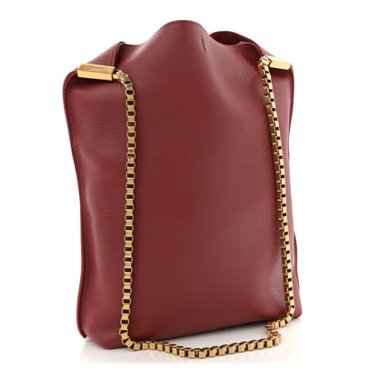 Saint Laurent Smooth Calfskin Small Suzanne Hobo Red 4 of 9