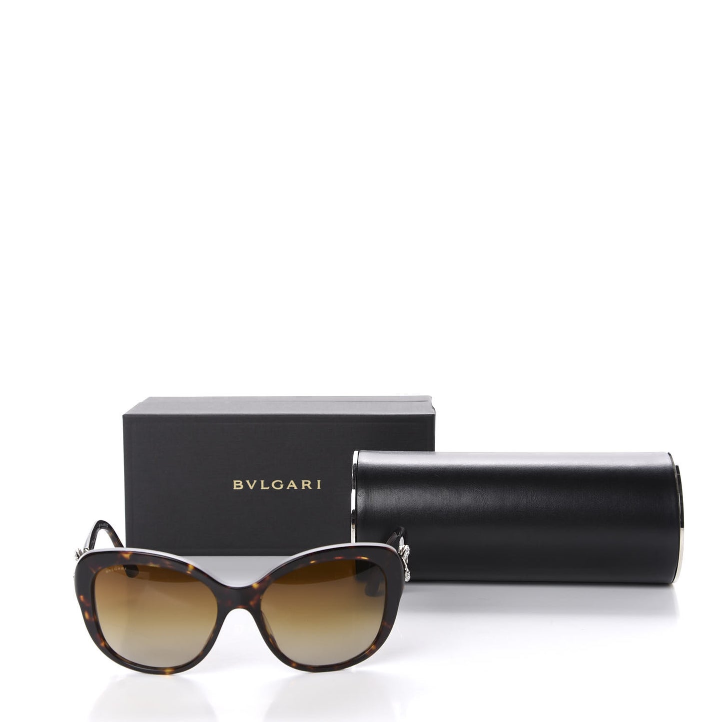 Cystal Oversized 8180-B-F Sunglasses Tortoise