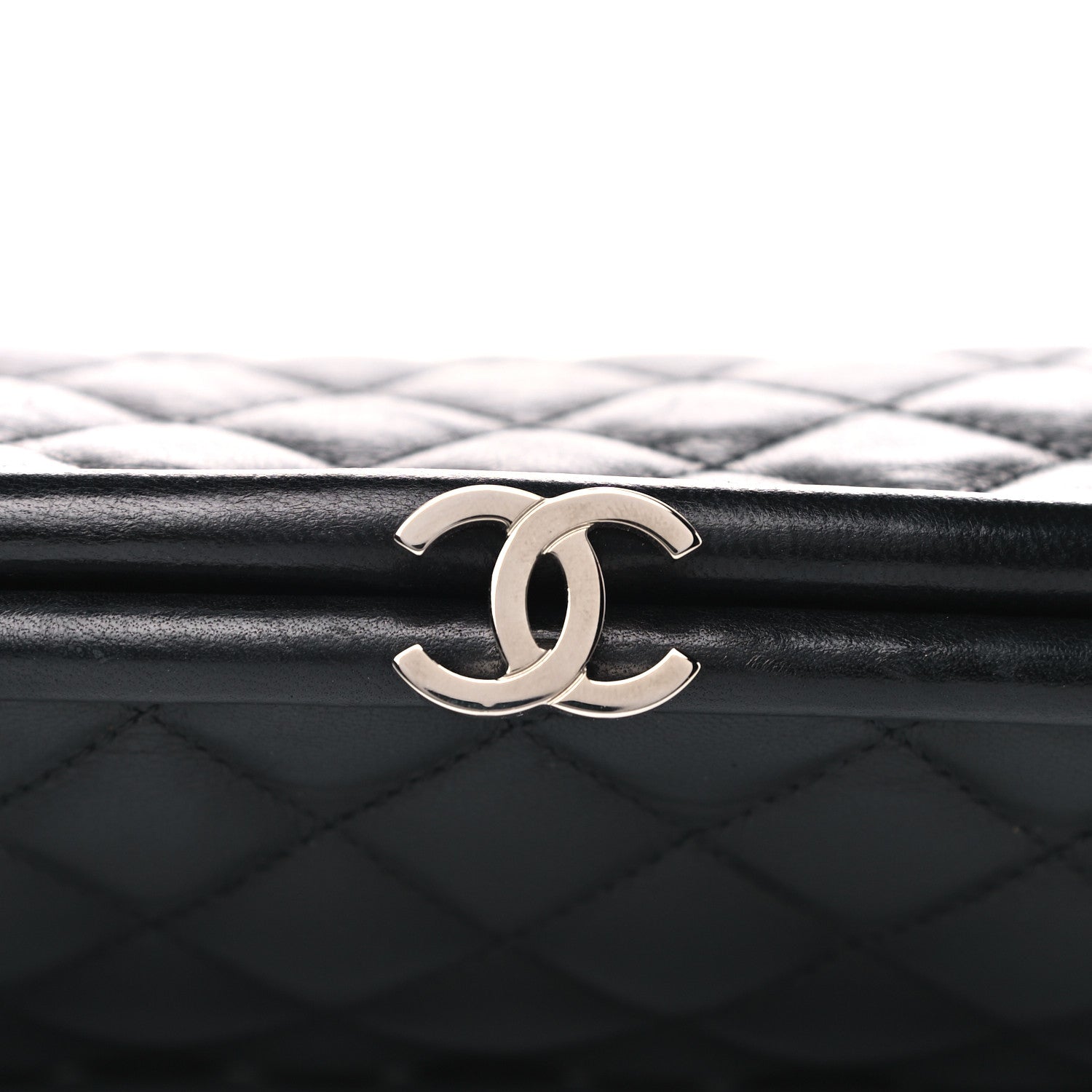 Chanel Lambskin Quilted Timeless Clutch Black 14 of 14