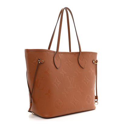 Louis Vuitton Empreinte Monogram Giant Neverfull MM Cognac 4 of 9