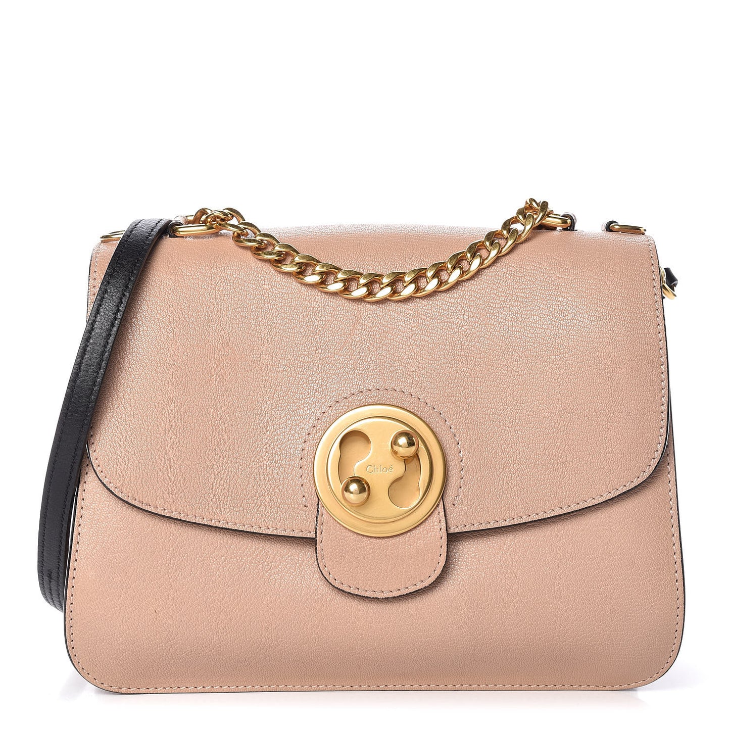Goatskin Medium Mily Shoulder Bag Biscotti Beige