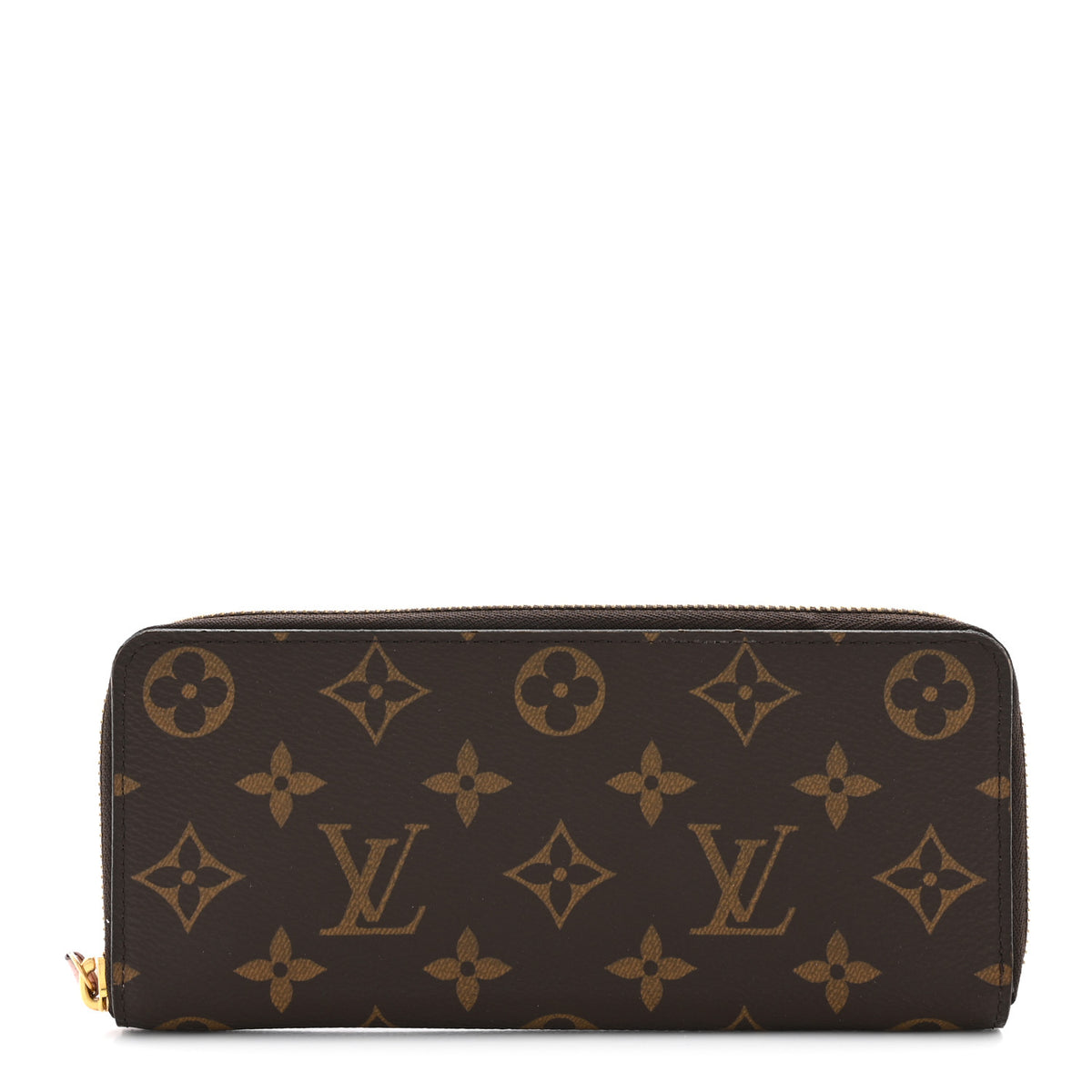 Monogram Clemence Wallet Rose Ballerine