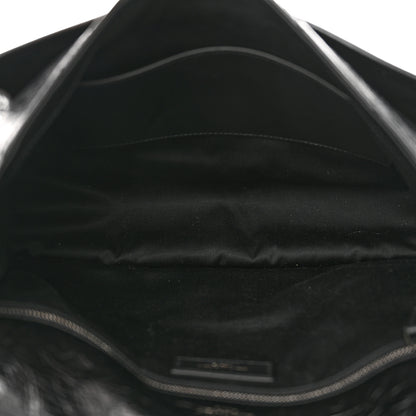 Saint Laurent Crinkled Calfskin Matelasse Monogram Large Niki Chain Satchel Black 5 of 10