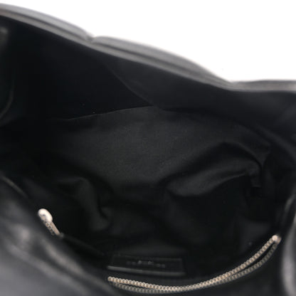 Saint Laurent Lambskin Quilted Small Loulou Puffer Monogram Chain Satchel Black 5 of 10