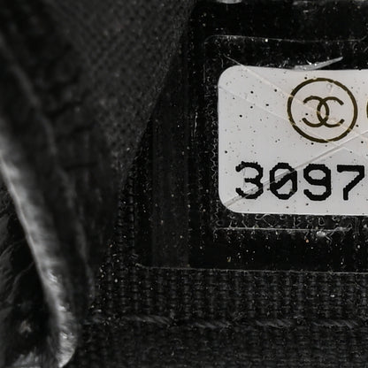 Chanel Caviar Quilted Crystal CC Airpods Pro and Phone Case With Chain Black 7 of 12