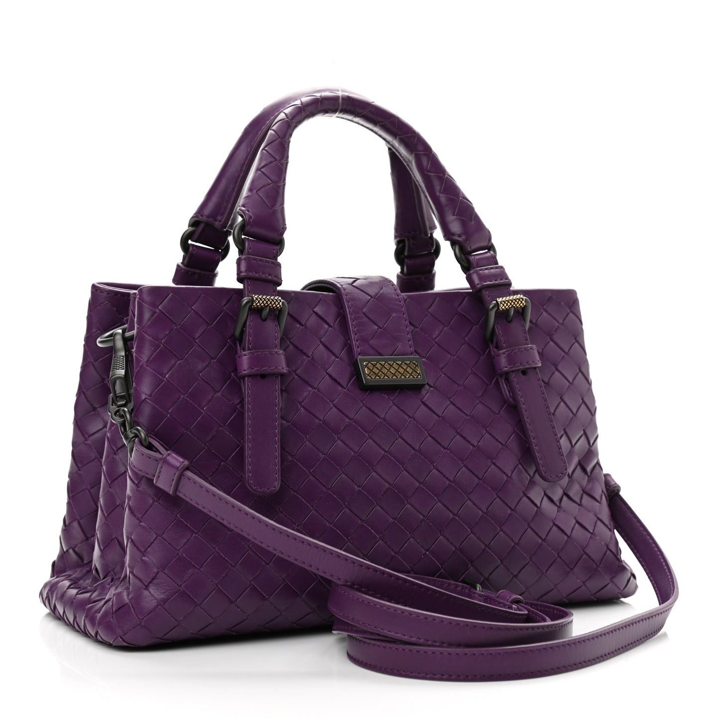 Calfskin Intrecciato Mini Roma Monalisa