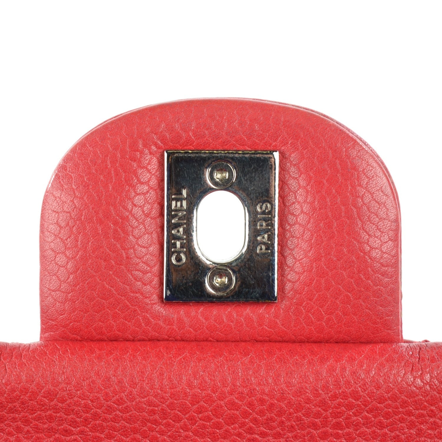 Chanel Soft Caviar Quilted Medium Double Flap Dark Pink 8 of 8