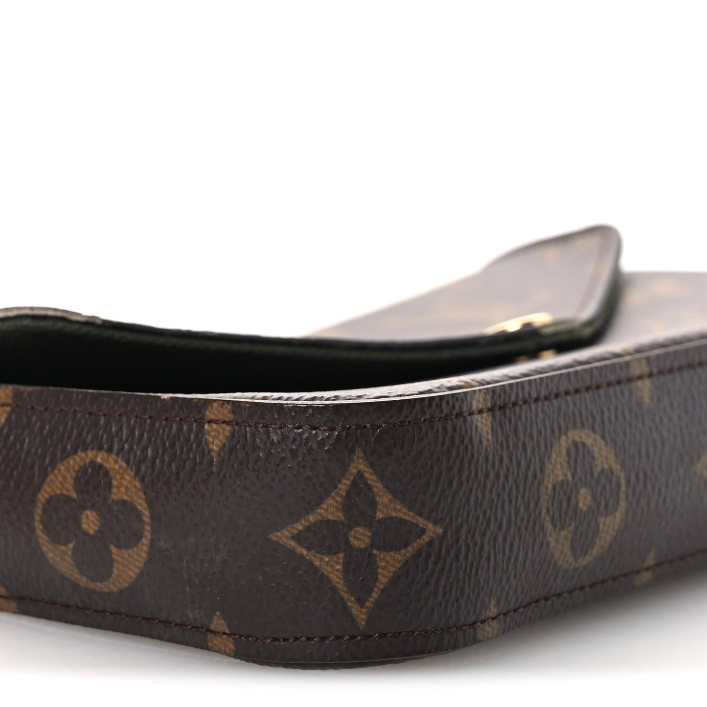 Monogram Felicie Strap & Go Kaki
