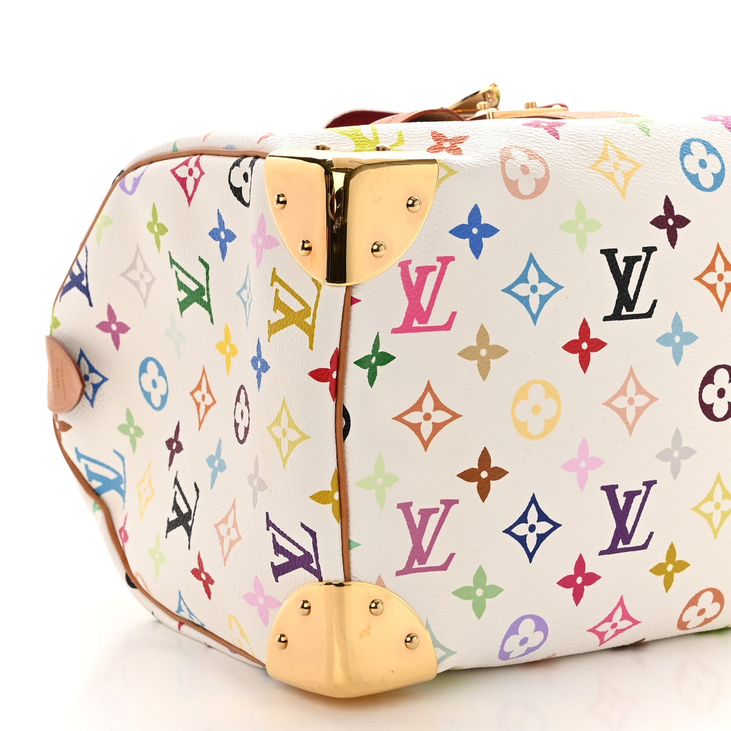 Monogram Multicolor Speedy 30 White