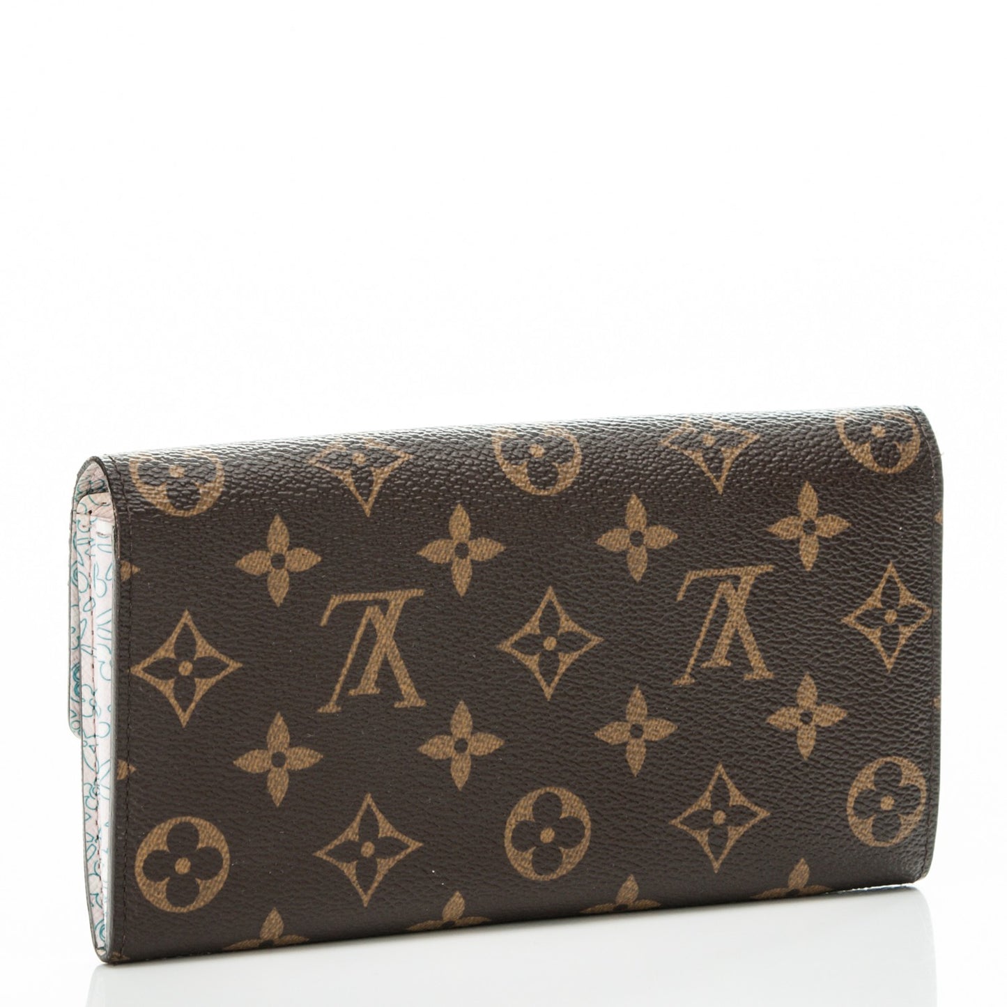 Monogram Fleuri Sarah Wallet Rose